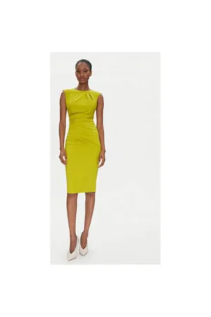 Rochie Dama - 305265647 - Poliester - Elastan - Verde