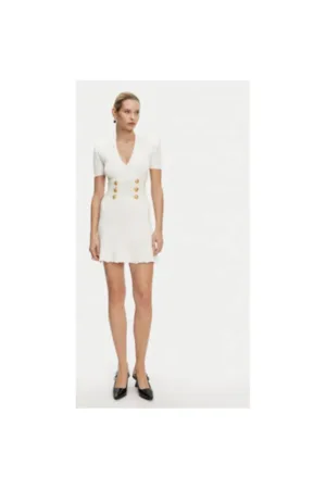 Rochie Dama - 305313812 - Viscoza - Poliester - 42 - Alb