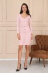 Rochie Dama 8474 Roz | Adrom