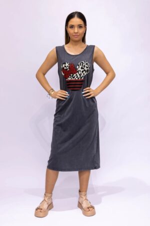 Rochie Dama 90026-31 Gri | Timiami