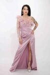 Rochie Dama R5016 Roz Kikiriki