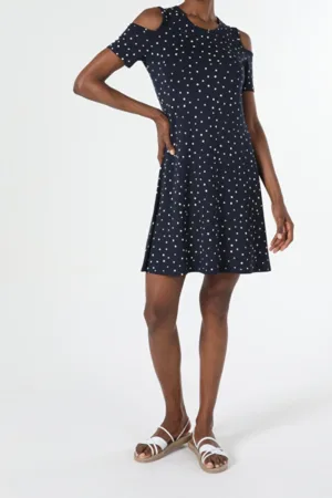 Rochie De Dama Albastru Marin Regular Fit CL1056425 8682240935193