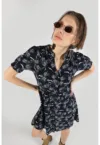 Rochie De Dama Albastru Marin Slim Fit
