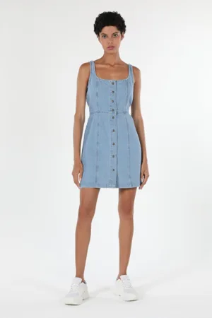 Rochie De Dama Albastru deschis Slim Fit