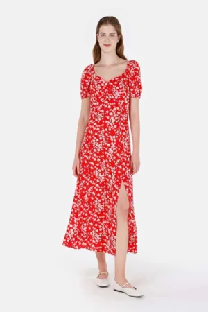 Rochie De Dama Rosu Regular Fit CL1068982