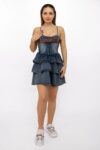 Rochie Denim VMC8868 Albastru | Kikiriki