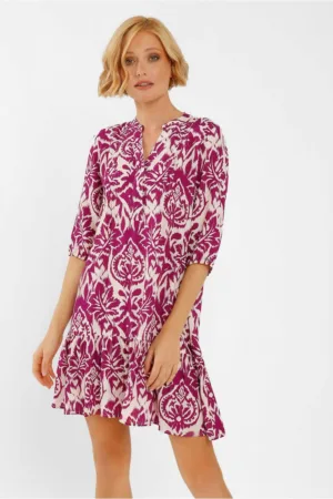 Rochie  G-Peonia - roz cu model