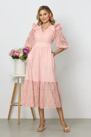 Rochie Giselda Peach