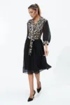 Rochie Irina Galben Multi