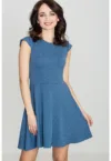 Rochie  K162 - albastru - poliester