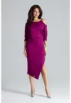 Rochie  K479 - roz - viscoza