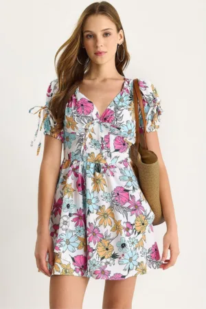 Rochie  LUCCI - cu imprimeu - roz - jerseu