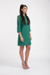 Rochie LaDonna in croiala in A verde