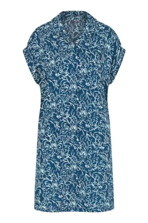 Rochie -  M031 - albastru viscoza