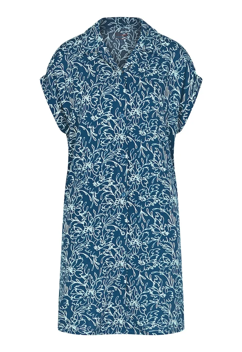 Rochie - M031 - albastru viscoza