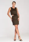 Rochie  M1060 - poliester - verde
