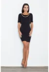 Rochie  M446 - neagra - viscoza -