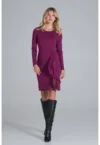 Rochie  M839 - violet - viscoza