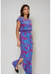 Rochie Maxi din Vascoza Fucsia