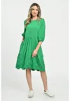 Rochie Medie Dama V262 - Verde