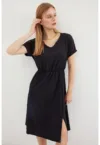 Rochie - HiCCUP - Midi - Jerseu - Negru