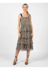 Rochie Midi cu animal print -