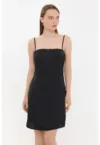 Rochie -  Negru - Poliester - Mini