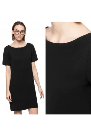 Rochie -  O-Shape - 100% Poliester - Negru -