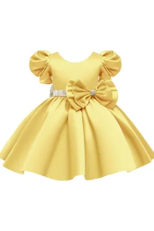 Rochie Ocazie  Model AL 11239 Shinny - Galben - 3 ani -