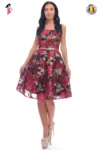 Rochie Per Donna eleganta clos din brocard cu fir metalic