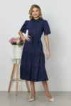 Rochie Phoebe Bleumarin