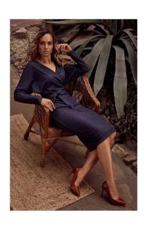 Rochie Poliester / Elastan - Bleumarin