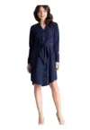Rochie -  Poliester/Elastan - Bleumarin - De zi -