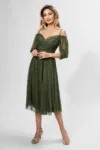 Rochie Rosalinda Kaki