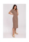 Rochie Safari cu guler - cacao -