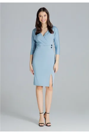 Rochie Sheala albastru deschis