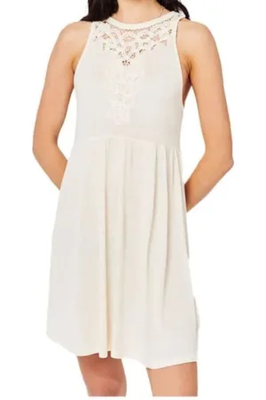 Rochie - Superdry - Viscoza/In - Bej.