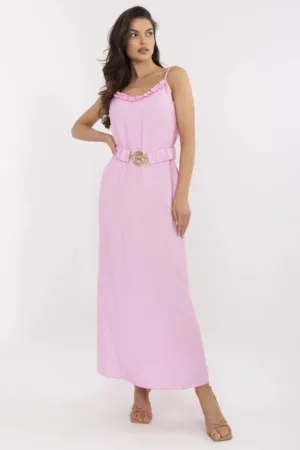 Rochie Viscoza - Roz -