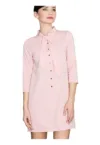 Rochie -  Viscoza - Roz - De zi -