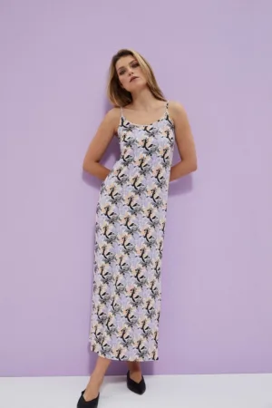 Rochie alba de vara cu bretele