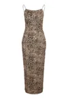 Rochie animal print de dama  27034320 - Poliester/Elastan