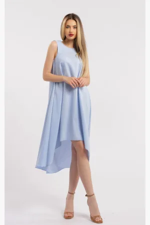 Rochie asimetrica din in