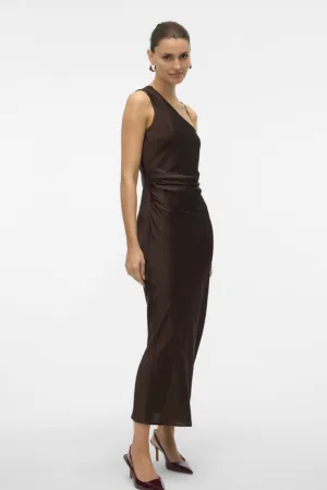 Rochie asimetrica din satin