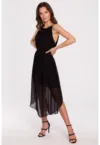 Rochie asimetrica din sifon -