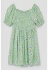 Rochie baby-doll cu imprimeu floral