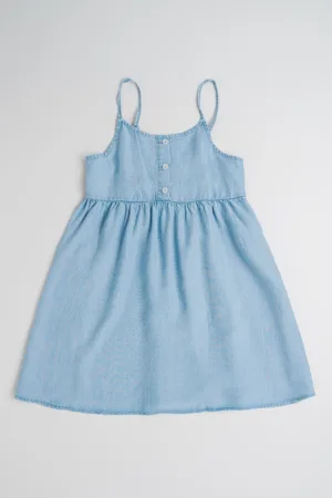 Rochie babydoll din chambray