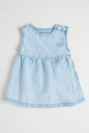 Rochie babydoll din denim