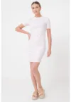 Rochie bodycon cu maneci scurte