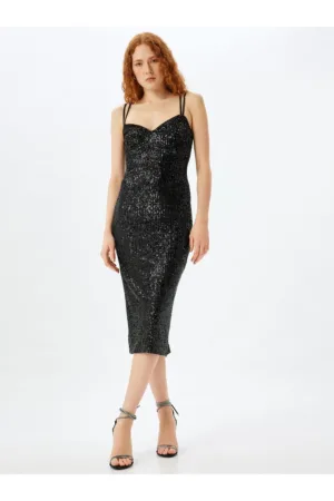 Rochie bodycon cu paiete