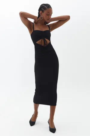 Rochie bodycon cu pliuri